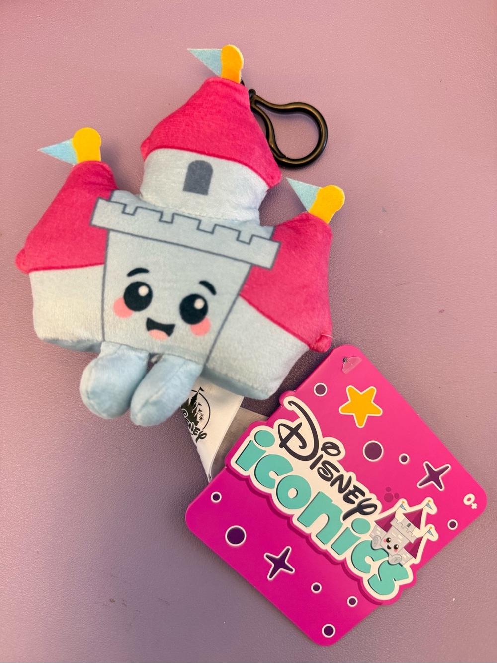 Disney Iconics Castle Plush Key Clip